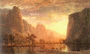 Albert Bierstadt Valley of the Yosemite oil painting reproduction